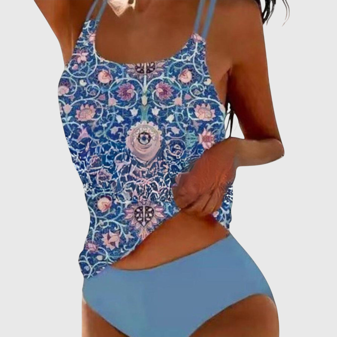 Talia | Vibrant Women's Summer Strappy Tankini