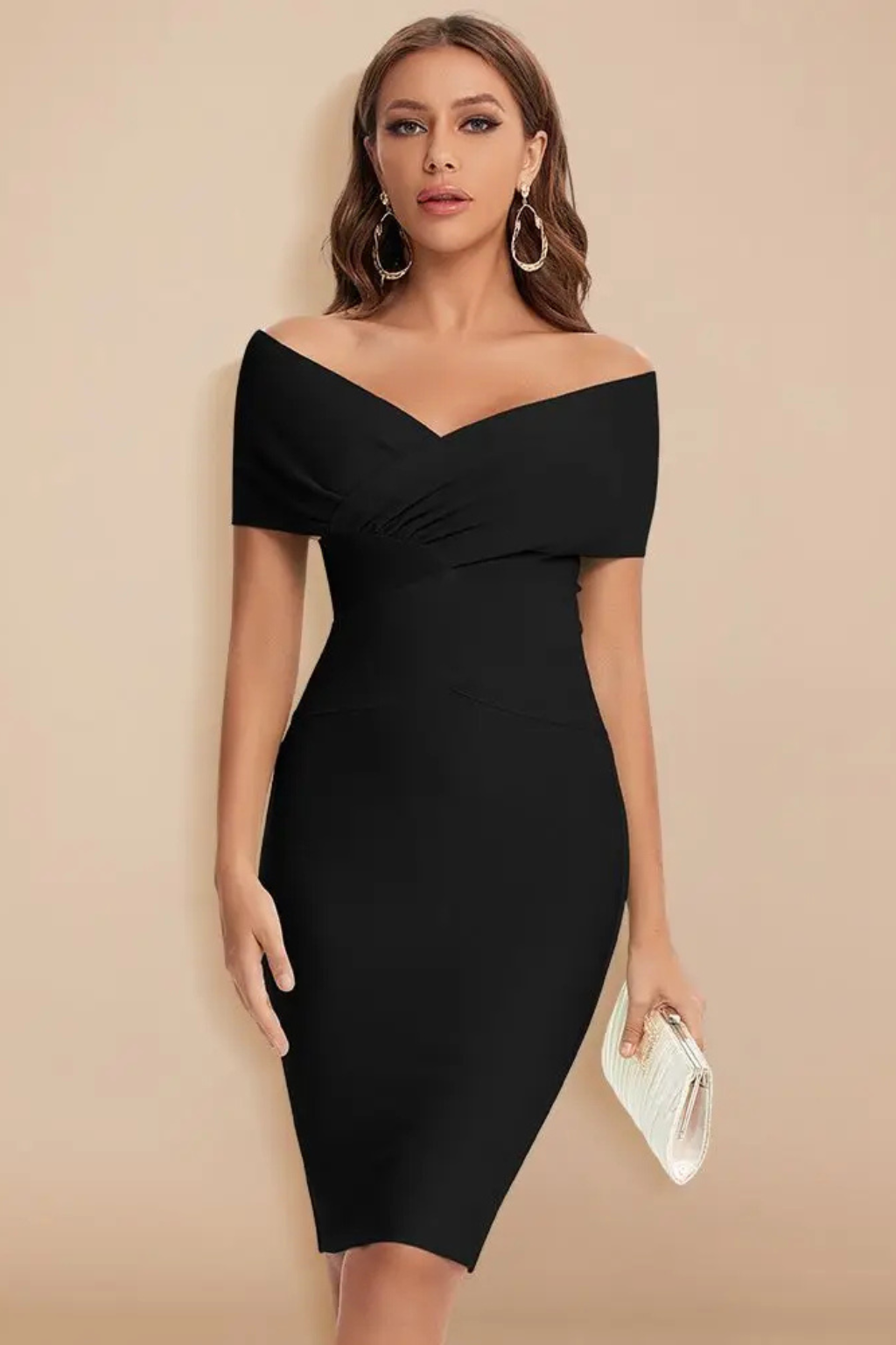 Viviana | Elegant Women's Off Shoulder Wedding Guest Dress