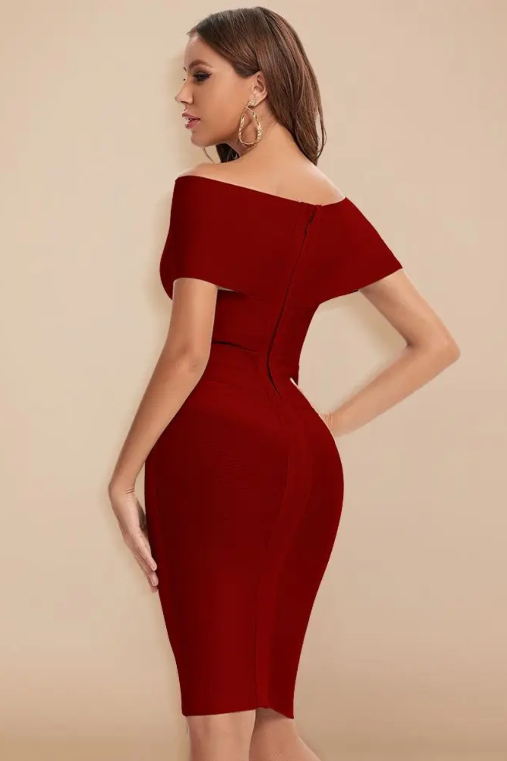Viviana | Elegant Women's Off Shoulder Wedding Guest Dress