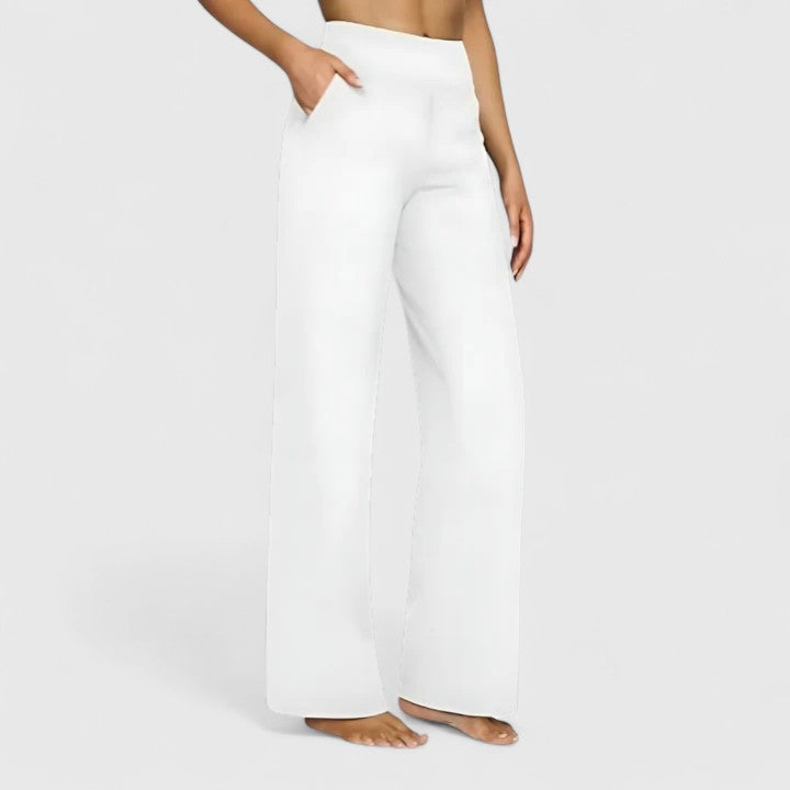 Vivienne | Relaxed Women's Wide Leg Pants Side Pockets