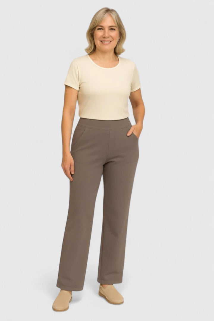 Vivienne | Relaxed Women's Wide Leg Pants Side Pockets