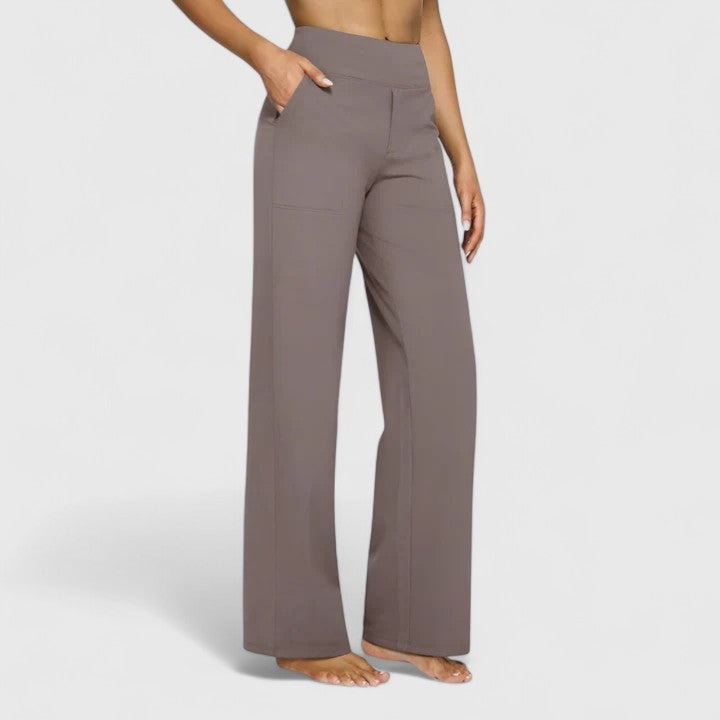Vivienne | Relaxed Women's Wide Leg Pants Side Pockets