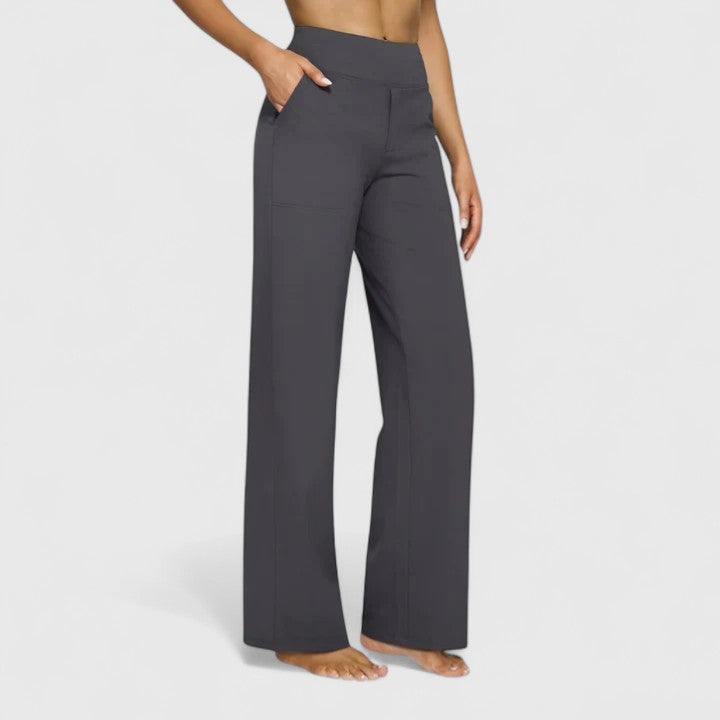 Vivienne | Relaxed Women's Wide Leg Pants Side Pockets