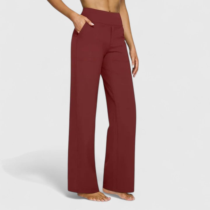 Vivienne | Relaxed Women's Wide Leg Pants Side Pockets