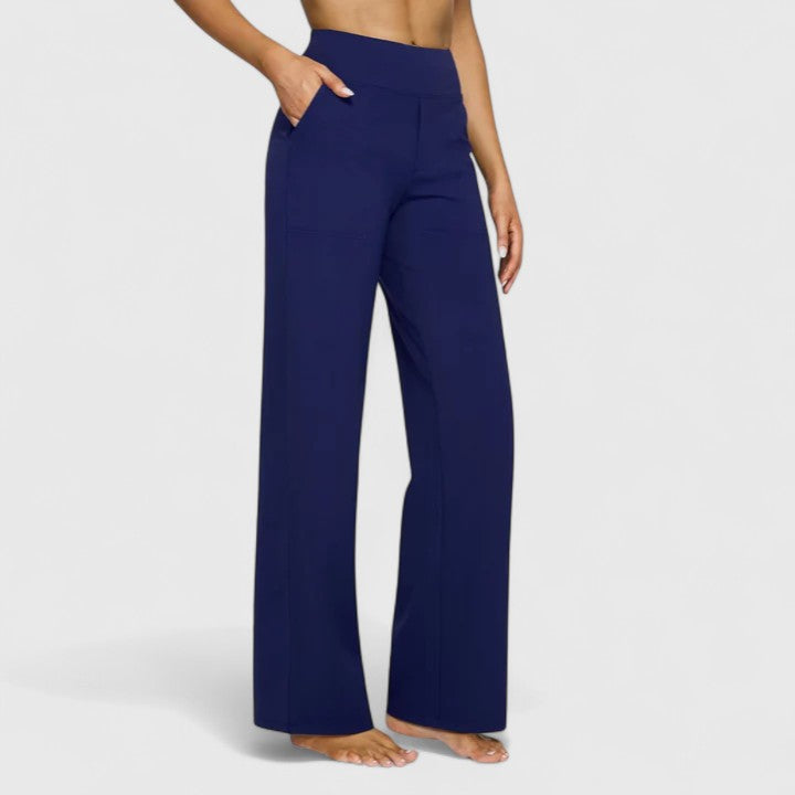 Vivienne | Relaxed Women's Wide Leg Pants Side Pockets
