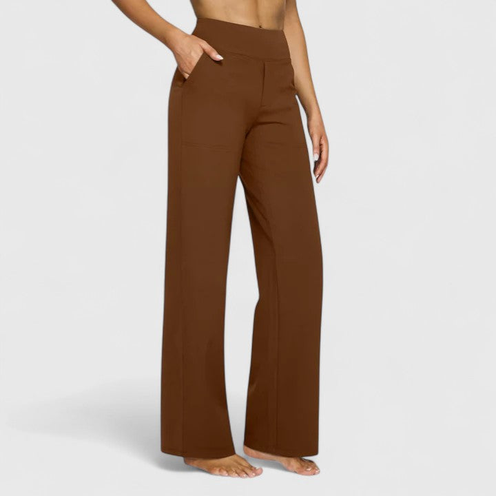Vivienne | Relaxed Women's Wide Leg Pants Side Pockets