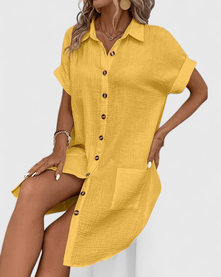 Willow | Elegant Women’s 2026 Graduation Relaxed Airy Midi Dress