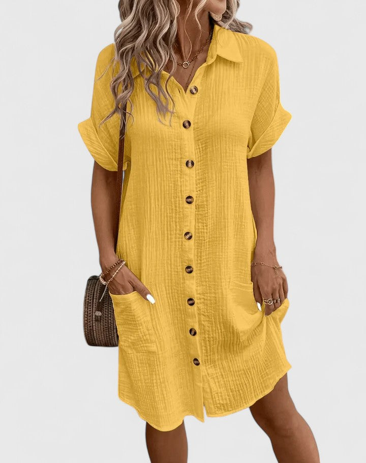 Willow | Elegant Women’s 2026 Graduation Relaxed Airy Midi Dress