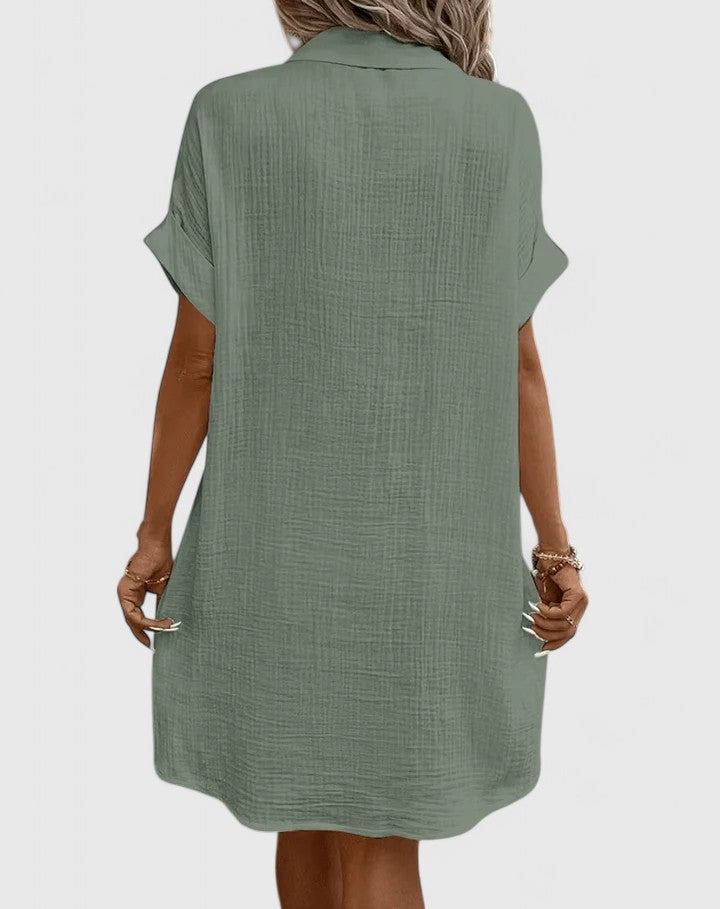 Willow | Elegant Women’s 2026 Graduation Relaxed Airy Midi Dress
