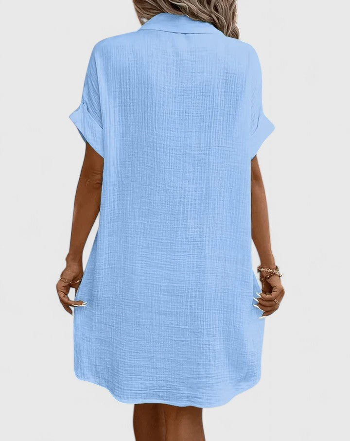Willow | Elegant Women’s 2026 Graduation Relaxed Airy Midi Dress