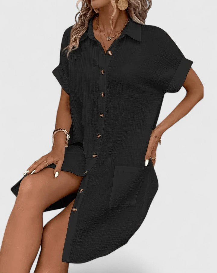 Willow | Elegant Women’s 2026 Graduation Relaxed Airy Midi Dress