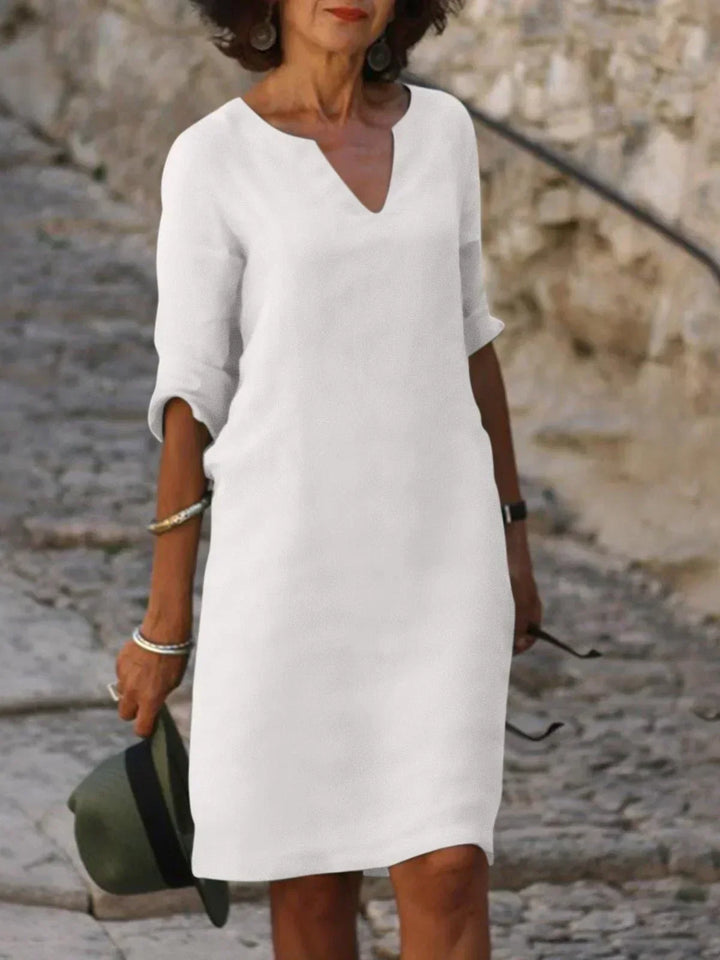 Xyla | Elegant Women’s 2026 Graduation V-Neck Midi Dress