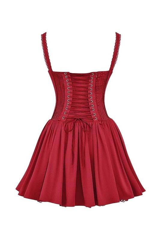 Yvaine | Elegant Women’s 2026 Graduation Corset Lace Mini Dress