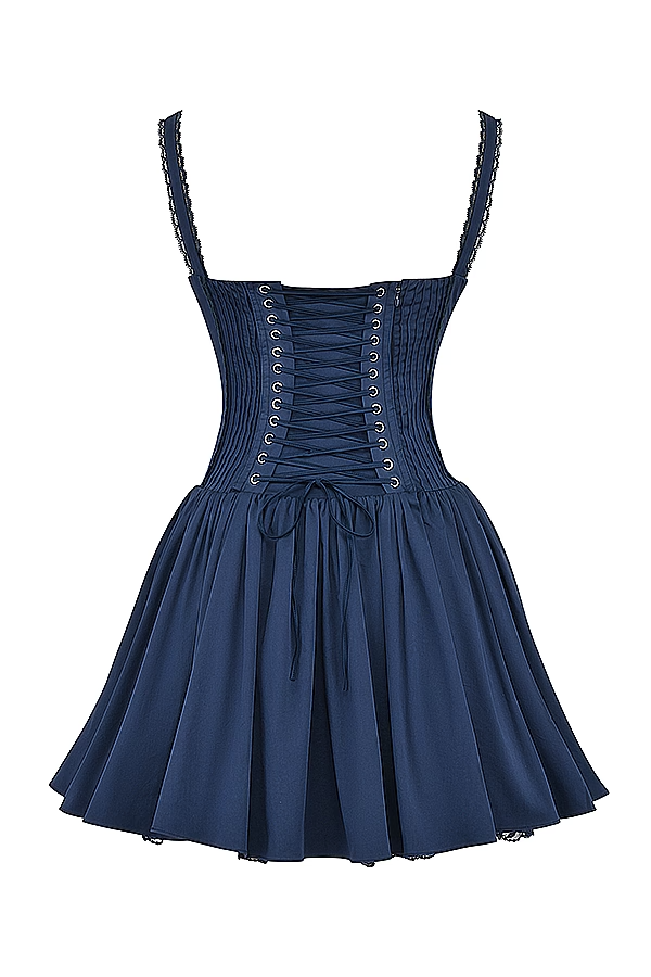 Yvaine | Elegant Women’s 2026 Graduation Corset Lace Mini Dress