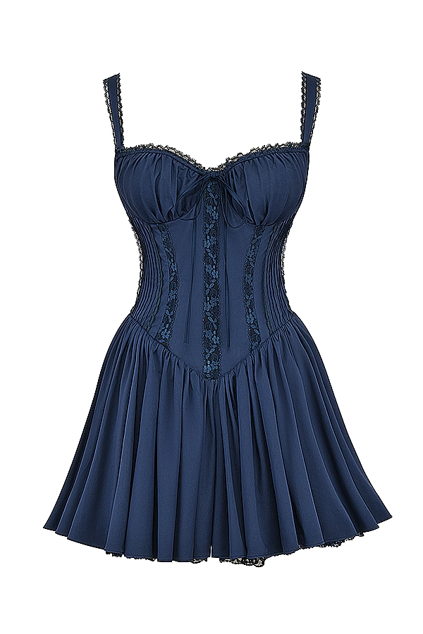 Yvaine | Elegant Women’s 2026 Graduation Corset Lace Mini Dress
