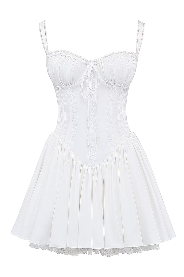 Yvaine | Elegant Women’s 2026 Graduation Corset Lace Mini Dress