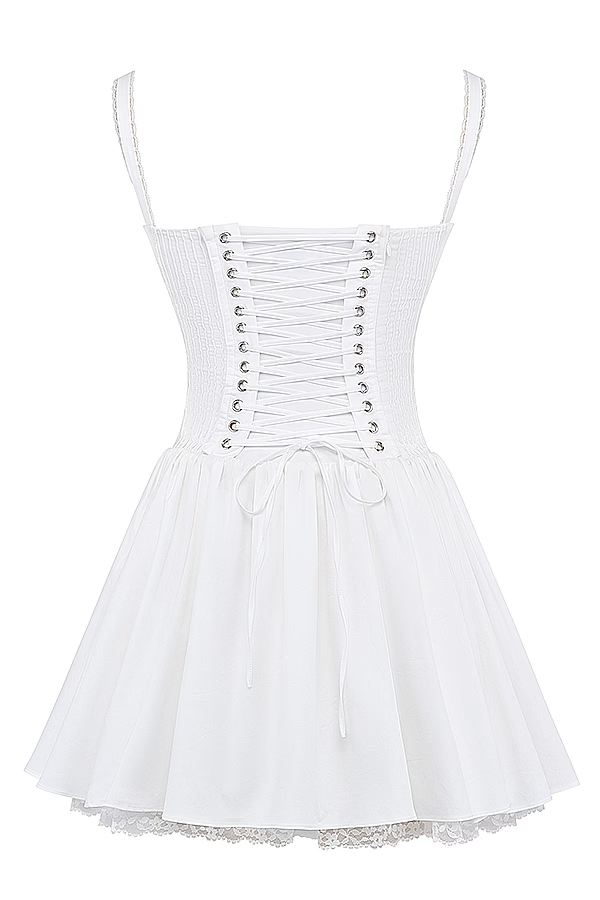 Yvaine | Elegant Women’s 2026 Graduation Corset Lace Mini Dress