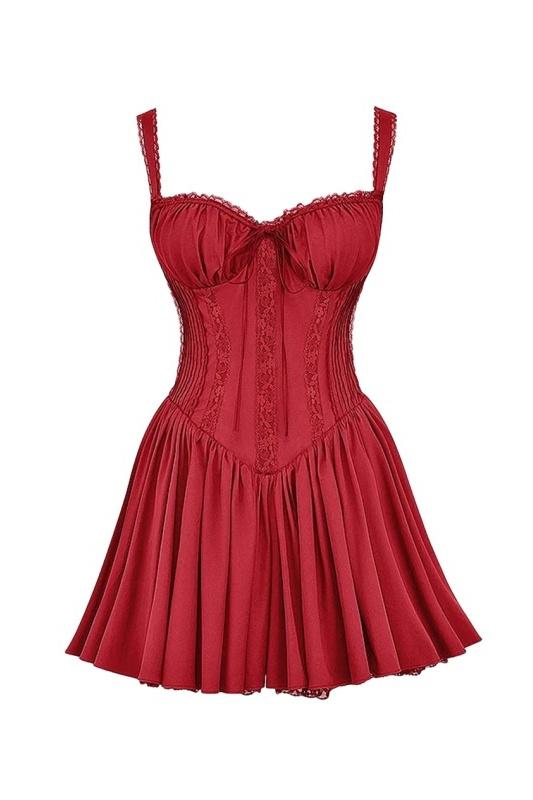 Yvaine | Elegant Women’s 2026 Graduation Corset Lace Mini Dress