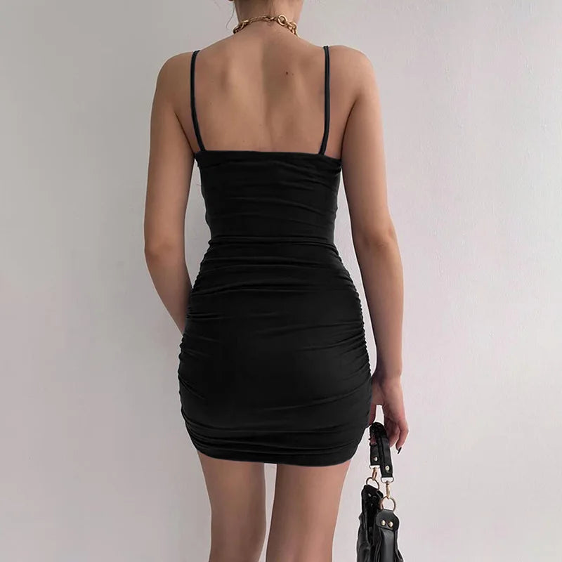 Zara | Women's Cocktail Mini Dress Twist Cut Out Backless