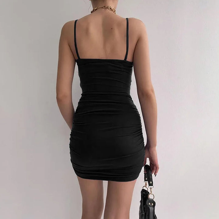 Zara | Women's Cocktail Mini Dress Twist Cut Out Backless