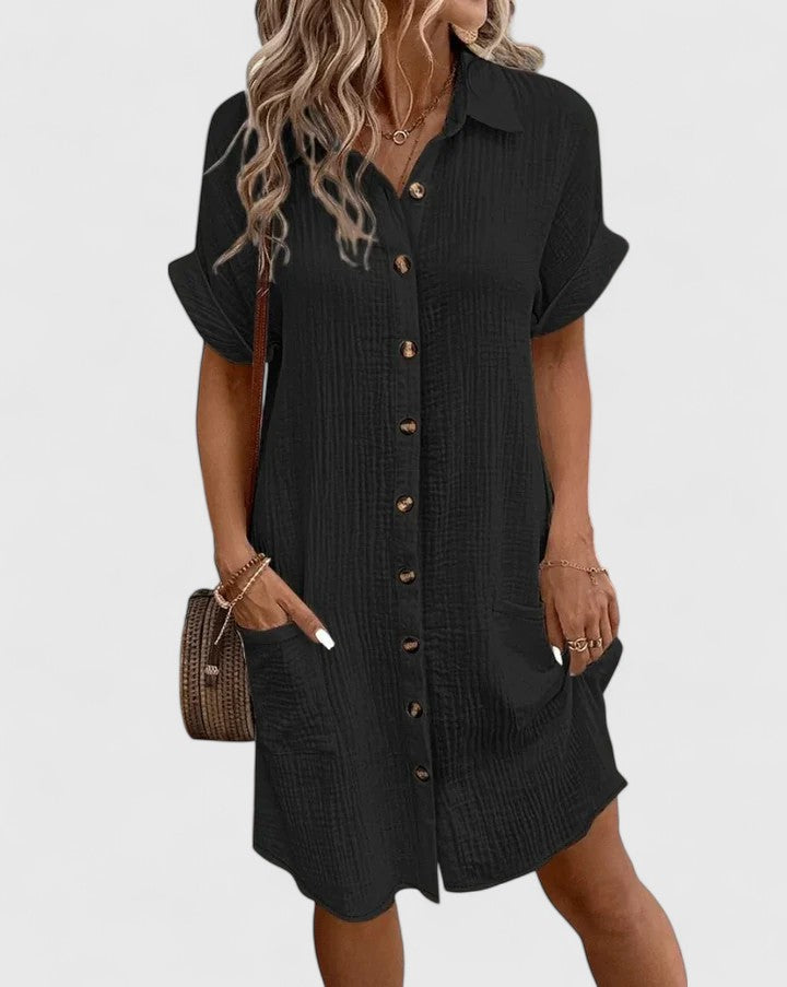 Willow | Elegant Women’s 2026 Graduation Relaxed Airy Midi Dress