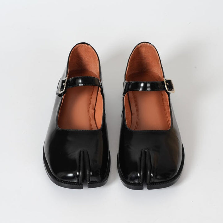 Martha Leather Mary Janes