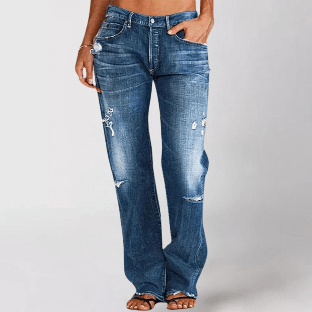 Eveline - Relaxed Fit Wide-Leg Jeans