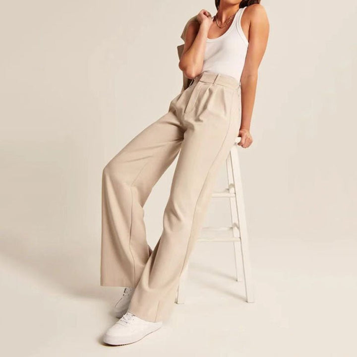 Liselot - Women's Loose Fit Wide Leg Trousers