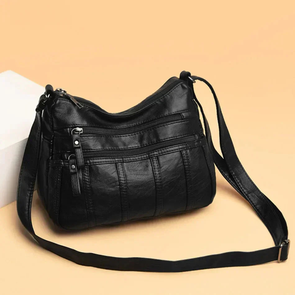 Nina - Soft Leather Crossbody Bag
