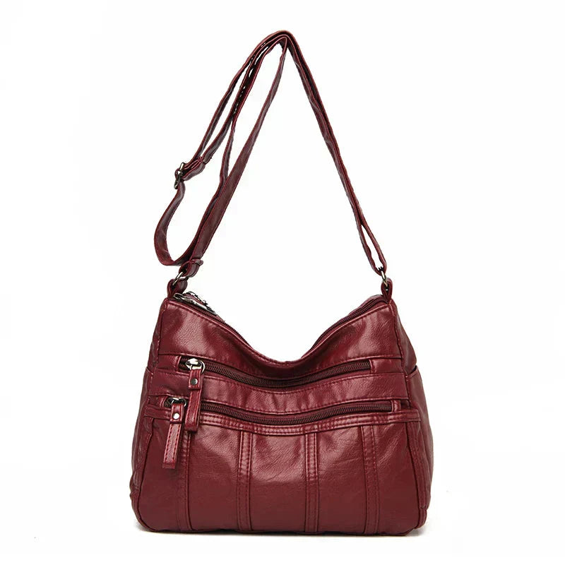 Nina - Soft Leather Crossbody Bag