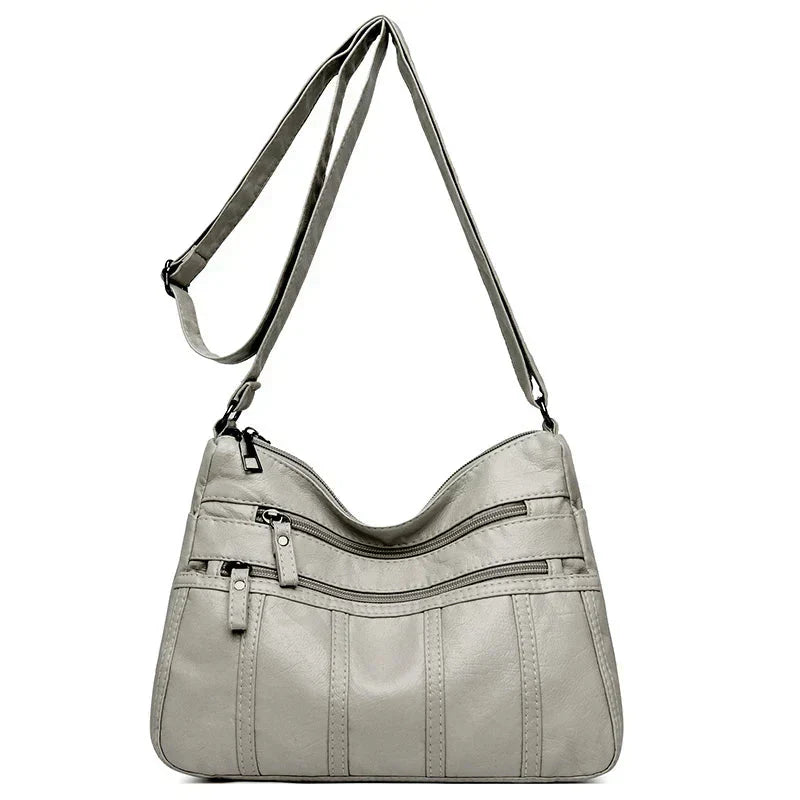Nina - Soft Leather Crossbody Bag